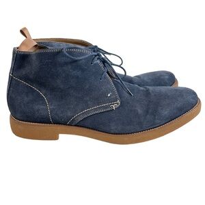Kazar Blue Suede Chukka Boots 31484-02 Size 12 Lace Up Casual Everyday